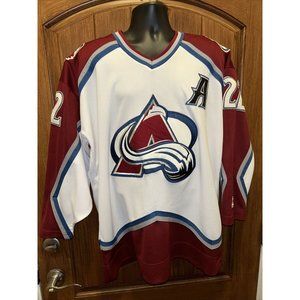 Claude Lemieux Vintage Starter Colorado Avalanche NHL Hockey Jersey 1996-1999 XL